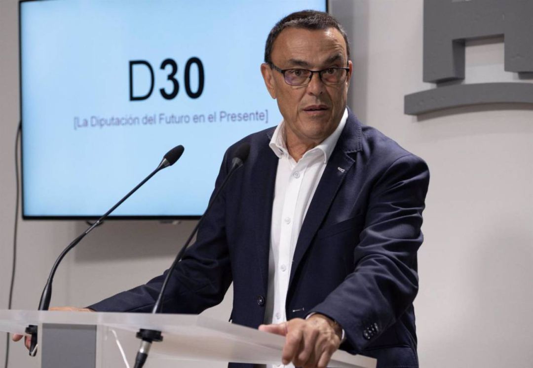 Ignacio Caraballo, cuando era presidente de la Diputación Ignacio Caraballo, cuando era presidente de la Diputación