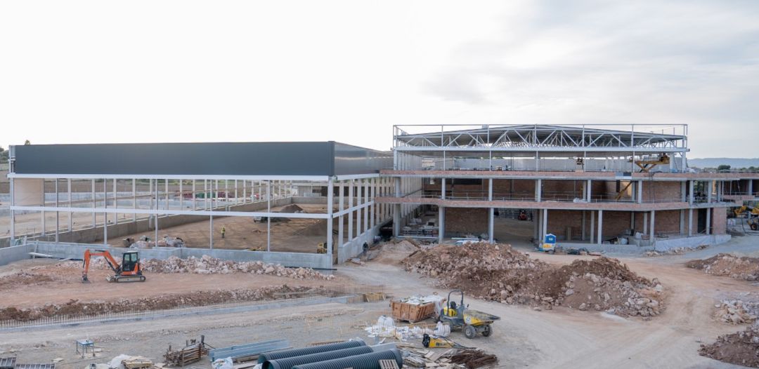 Obras en la Rafa Nadal Academy en Manacor. Obras en la Rafa Nadal Academy en Manacor.