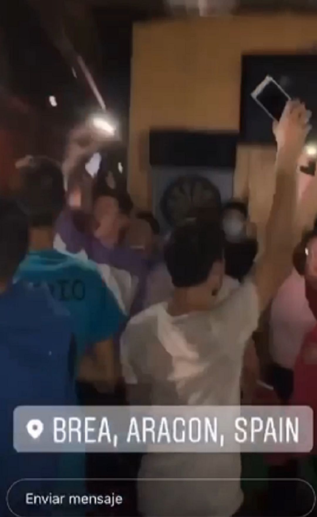 Imagen del vídeo de la fiesta que investiga la Guardia Civil en Brea de Aragón (Zaragoza) Imagen del vídeo de la fiesta que investiga la Guardia Civil en Brea de Aragón (Zaragoza)