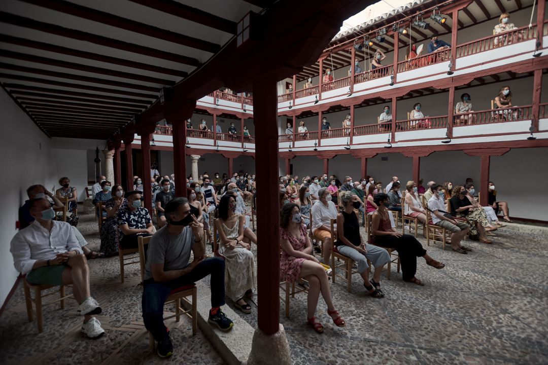 Imagen de archivo de una de las representaciones este verano en el Corral de Comedias durante el Festival de teatro clásico Imagen de archivo de una de las representaciones este verano en el Corral de Comedias durante el Festival de teatro clásico