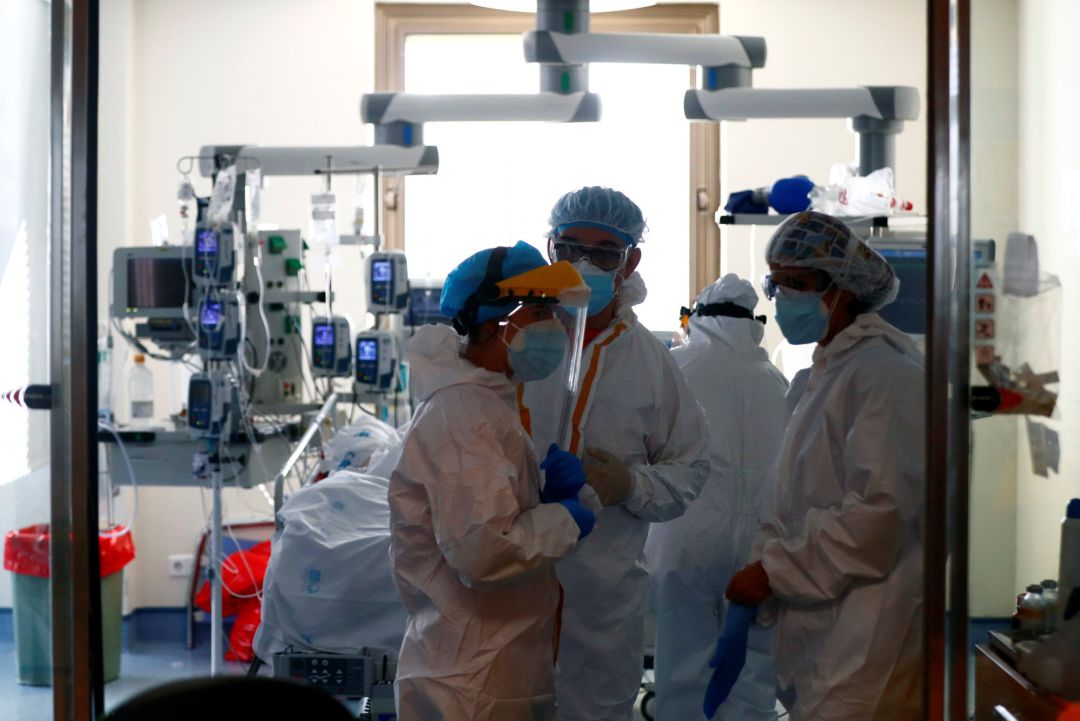 Hospitales con pacientes Covid ingresados Hospitales con pacientes Covid ingresados