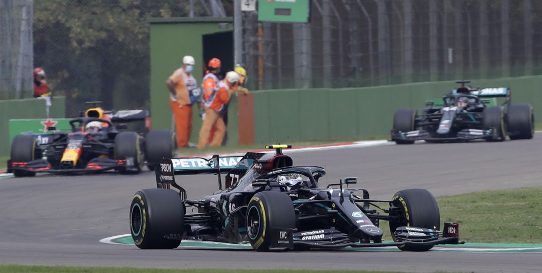Lewis Hamilton, durante el Gran Premio de Emilio Romagna Lewis Hamilton, durante el Gran Premio de Emilio Romagna