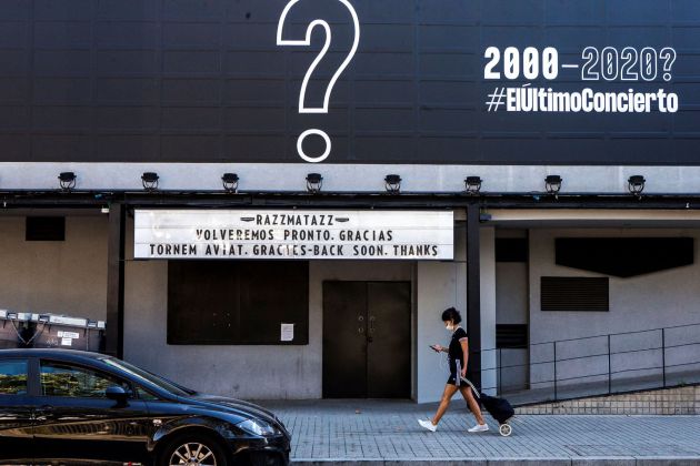 Vista de la sala de conciertos Razzmataz de Barcelona Vista de la sala de conciertos Razzmataz de Barcelona