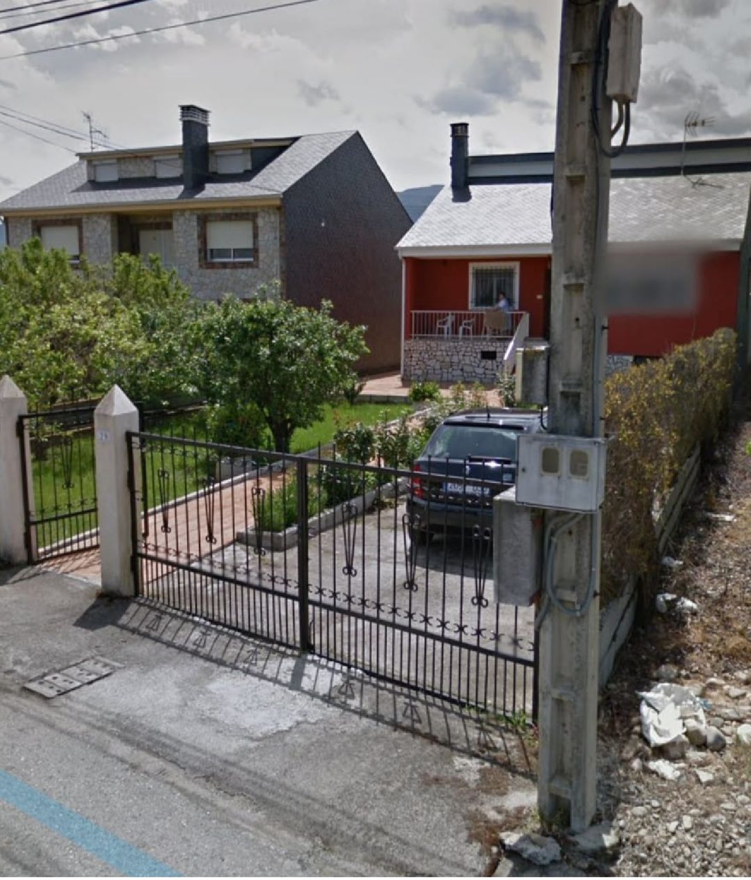 La calle Odollo, en donde se produjo el incidente La calle Odollo, en donde se produjo el incidente