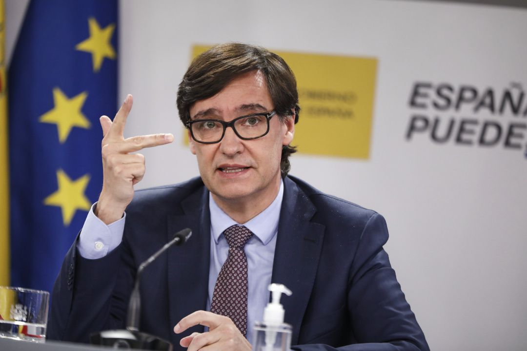 El ministro de Sanidad, Salvador Illa, el pasado viernes en Moncloa. El ministro de Sanidad, Salvador Illa, el pasado viernes en Moncloa.