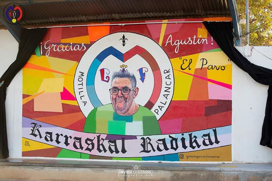 Mural homenaje a Agustín "El Pavo" en el carrascal Mural homenaje a Agustín "El Pavo" en el carrascal