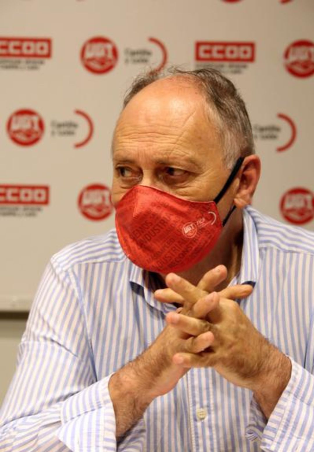 El secretario autonómico de UGT, Faustino Temprano El secretario autonómico de UGT, Faustino Temprano