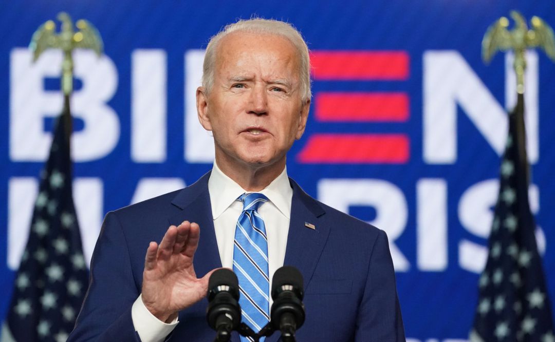 Biden, optimista pero contenido. Biden, optimista pero contenido.
