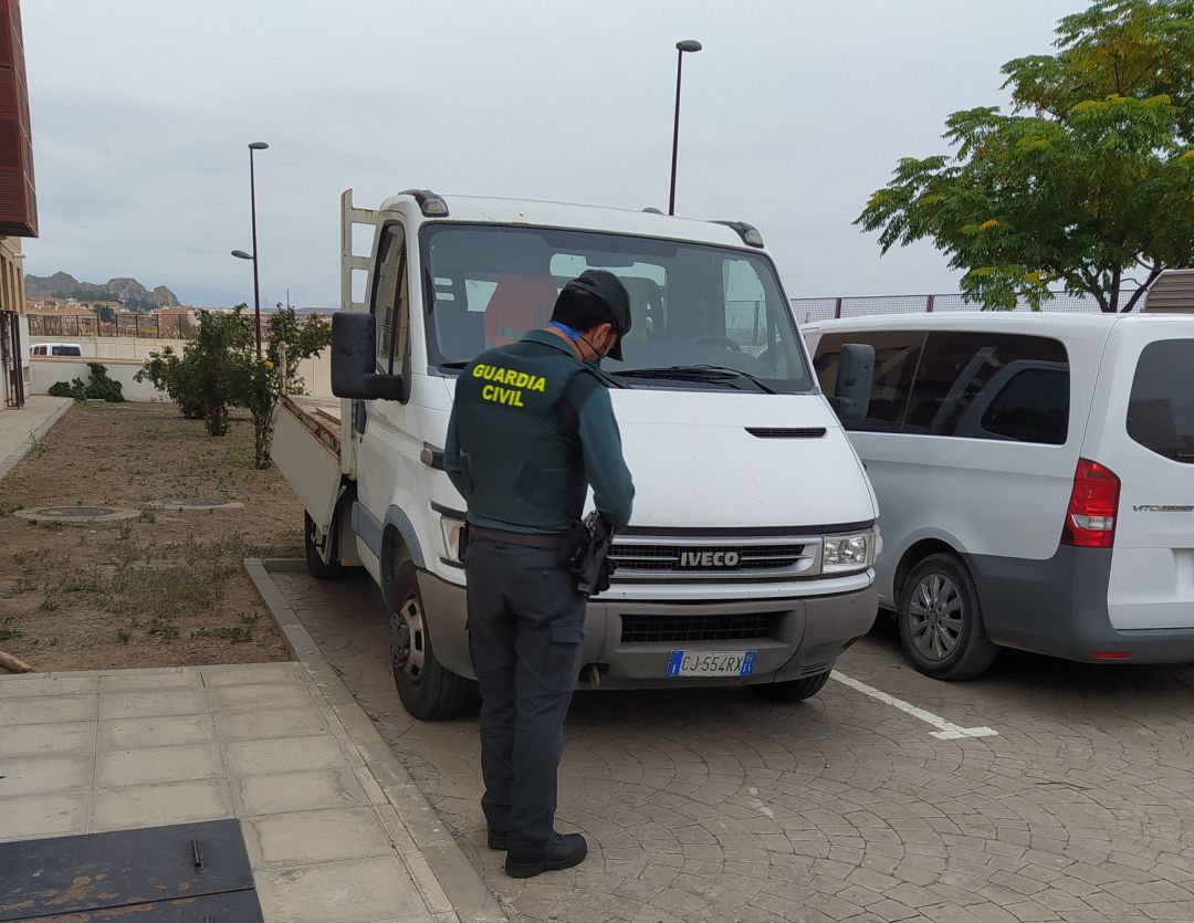 Camión recuperado en Guadix Camión recuperado en Guadix