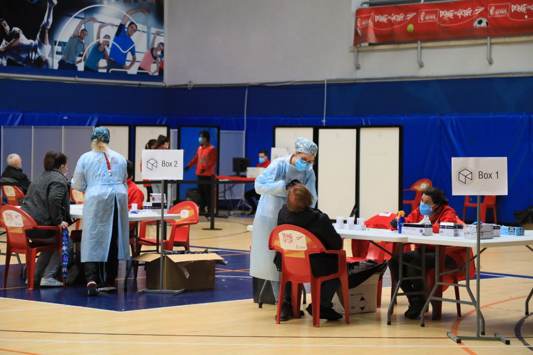 Los test se realizaron en el pabellón del Polideportivo Juan de la Cierva Los test se realizaron en el pabellón del Polideportivo Juan de la Cierva