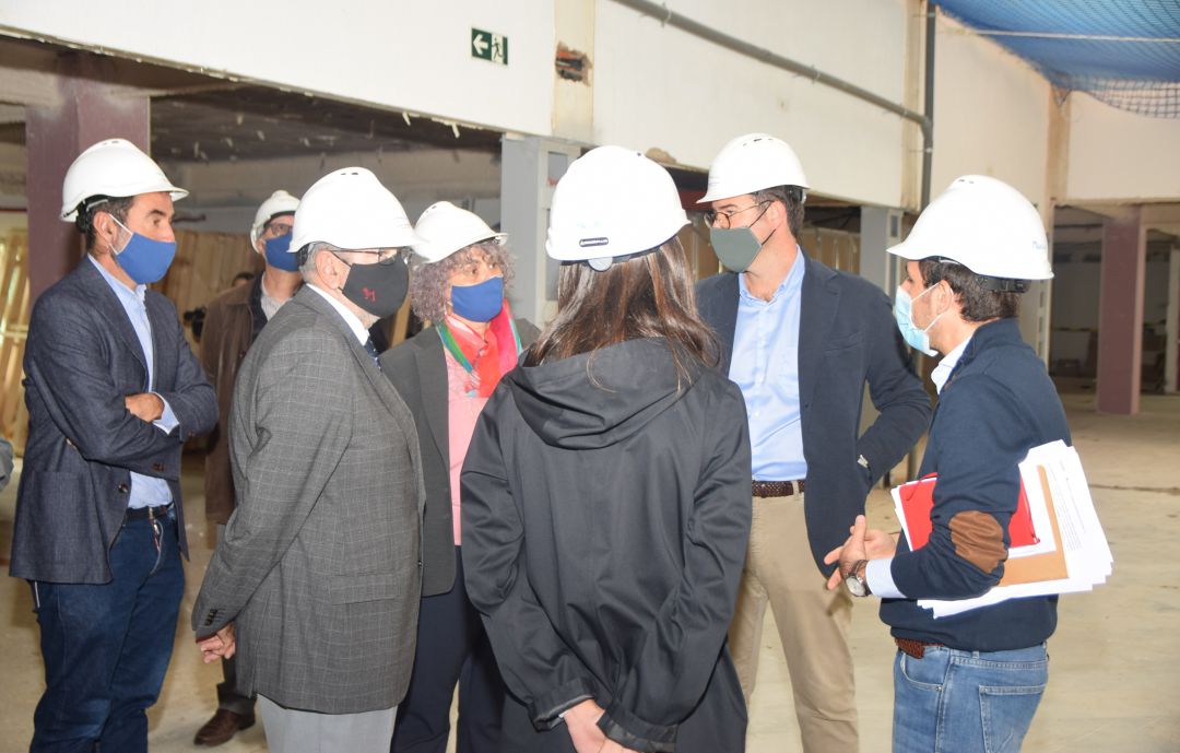Visita a las obras de la nueva residencia universitaria de la UPCT Visita a las obras de la nueva residencia universitaria de la UPCT
