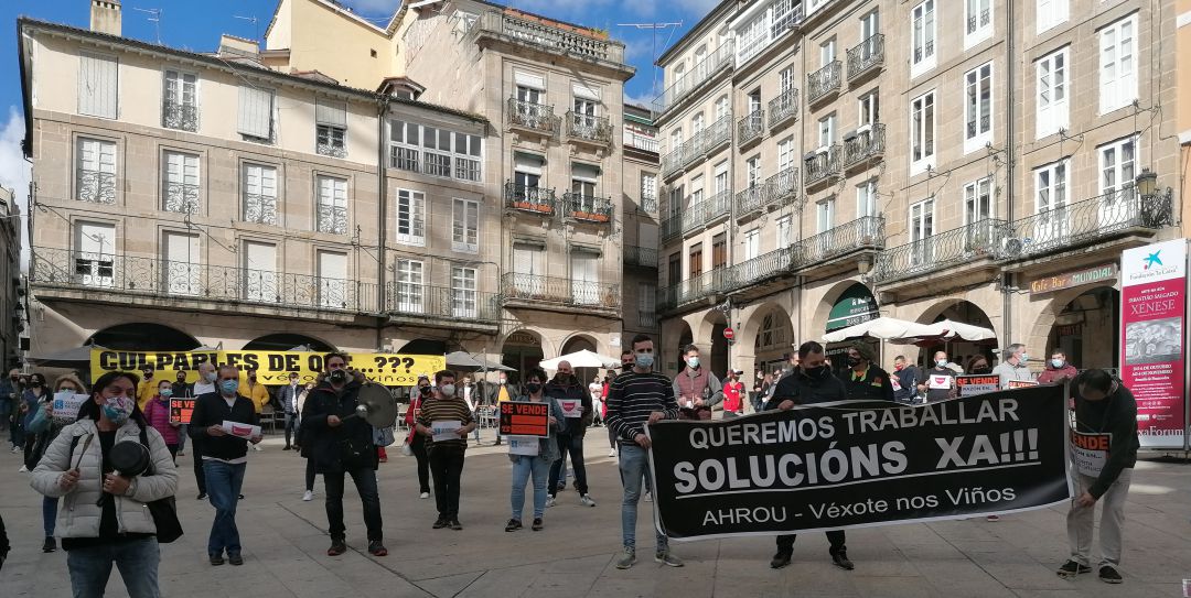 El sector ha protagonizado numerosas protestas durante la pandemia El sector ha protagonizado numerosas protestas durante la pandemia