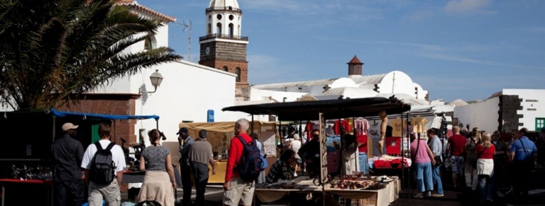 Imagen de archivo del Mercadillo de Teguise. Imagen de archivo del Mercadillo de Teguise.