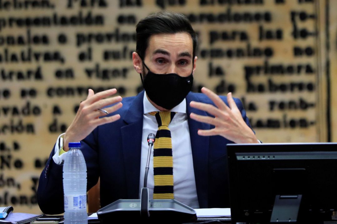 El secretario de Estado de Seguridad, Rafael Pérez, comparece en la Comisión de Interior para dar cuenta de diferentes cuestiones, entre ellas el cese de Diego Pérez de los Cobos como jefe de la Comandancia de Madrid o las actuaciones realizadas ante la crisis de la covid. El secretario de Estado de Seguridad, Rafael Pérez, comparece en la Comisión de Interior para dar cuenta de diferentes cuestiones, entre ellas el cese de Diego Pérez de los Cobos como jefe de la Comandancia de Madrid o las actuaciones realizadas ante la crisis de la covid.