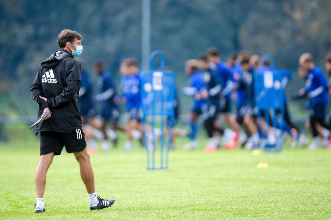 Ziganda en un entrenamiento. Ziganda en un entrenamiento.