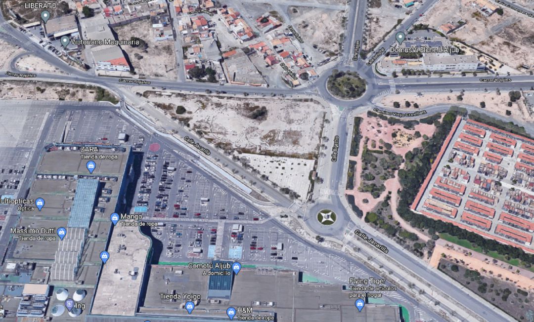 Espacio para el pabellón Espacio para el pabellón