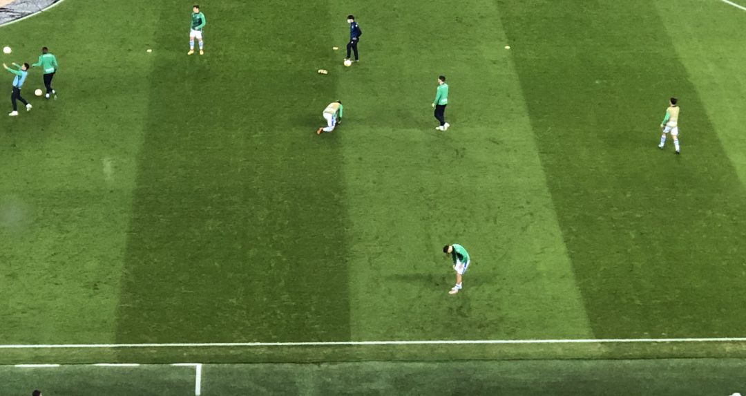 Gorosabel se lesiona en el calentamiento por culpa del césped de Anoeta Gorosabel se lesiona en el calentamiento por culpa del césped de Anoeta