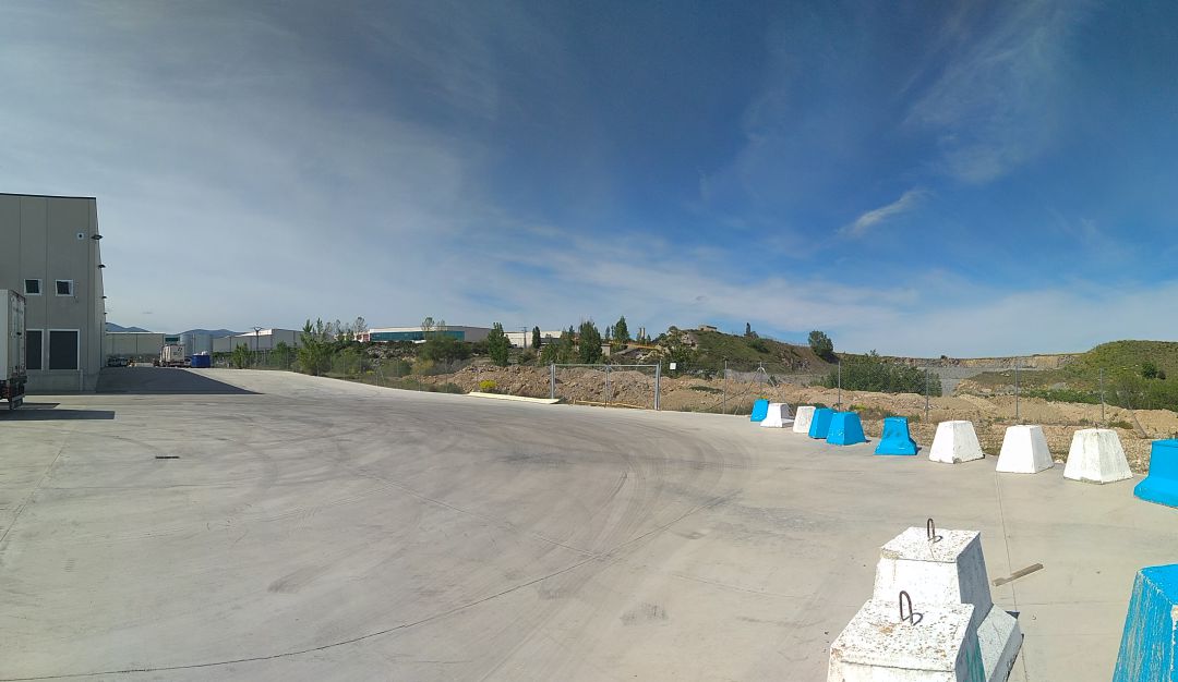 Terrenos junto a la actual fábrica de Drylock en Hontoria donde se acometen las obras de ampliación de la factoría Terrenos junto a la actual fábrica de Drylock en Hontoria donde se acometen las obras de ampliación de la factoría