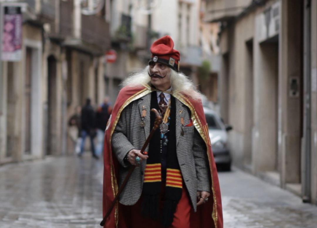 Miquel Marcé, el Dalí de Valls, en un fotograma del documental. Miquel Marcé, el Dalí de Valls, en un fotograma del documental.