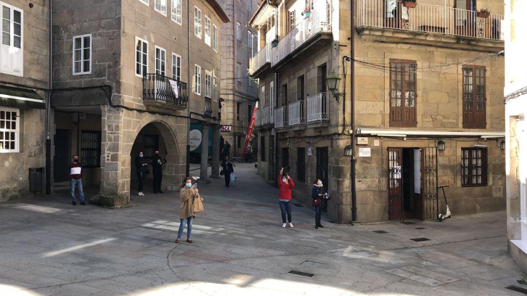 Los hosteleros de Pontevedra se movilizan contra las medidas adoptadas Los hosteleros de Pontevedra se movilizan contra las medidas adoptadas