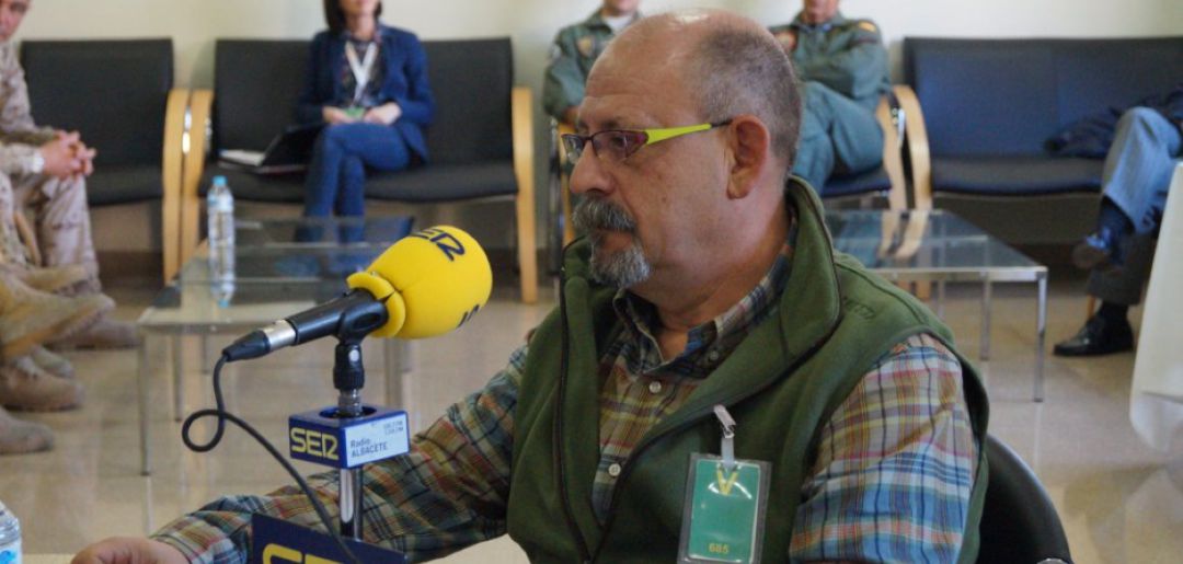 Imagen de archivo de Ximo Payá en un programa especial de Radio Albacete desde el TLP Imagen de archivo de Ximo Payá en un programa especial de Radio Albacete desde el TLP