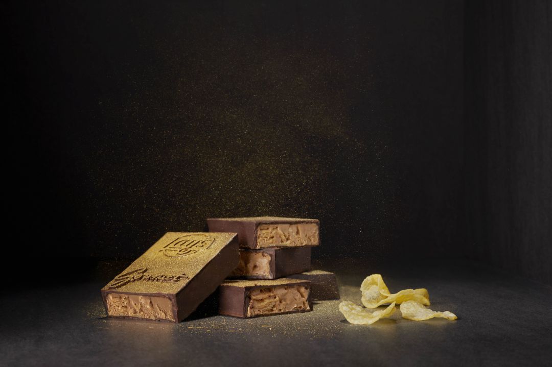 Turrón de patatas fritas. Turrón de patatas fritas.