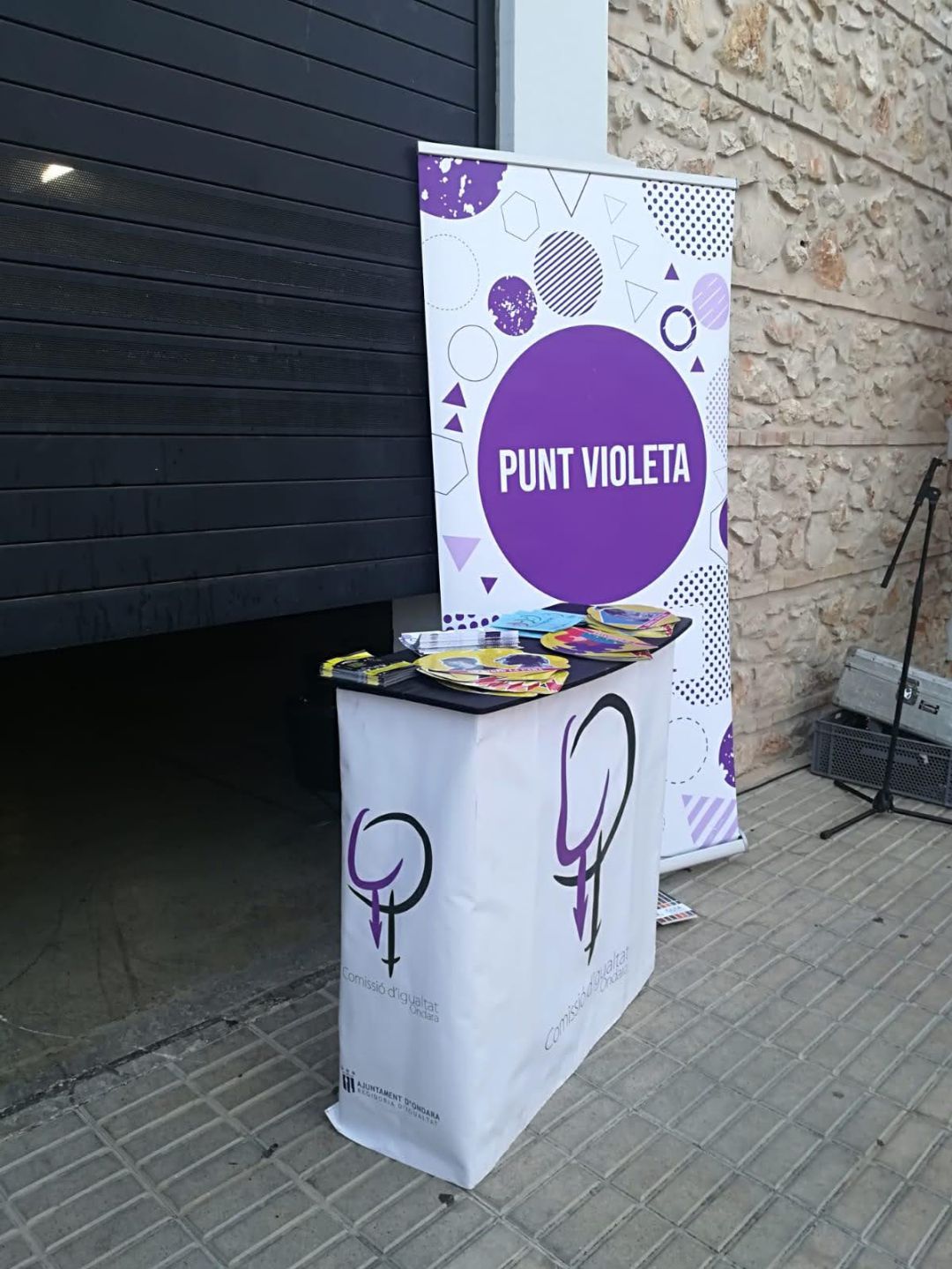 Punto Violeta durante las fiestas de Sant Jaume 2019. Punto Violeta durante las fiestas de Sant Jaume 2019.