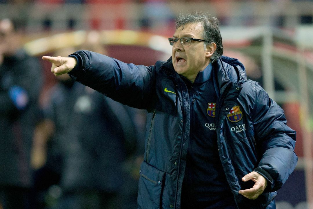 El 'Tata' Martino en su etapa en el FC Barcelona El 'Tata' Martino en su etapa en el FC Barcelona