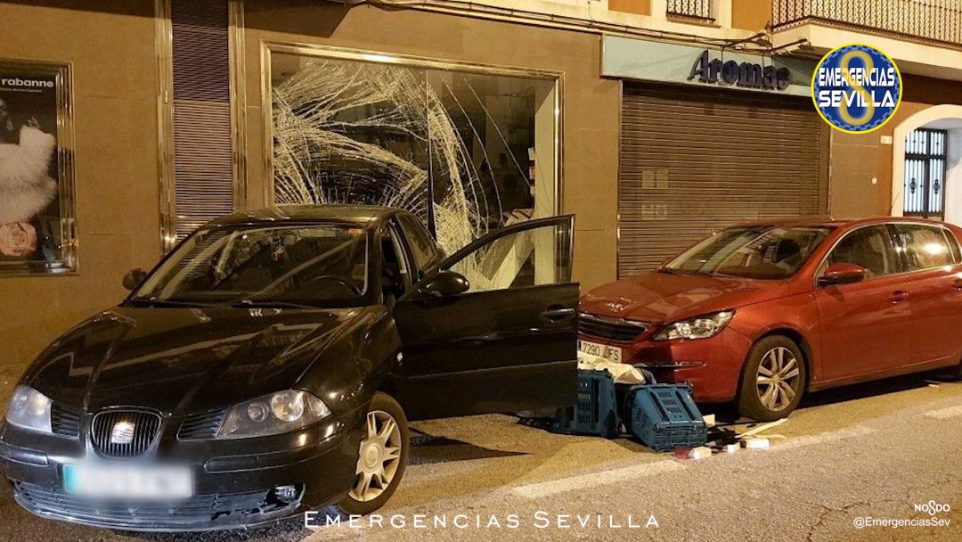 Imagen del establecimiento en el que se ha producido el alunizaje esta madrugada Imagen del establecimiento en el que se ha producido el alunizaje esta madrugada