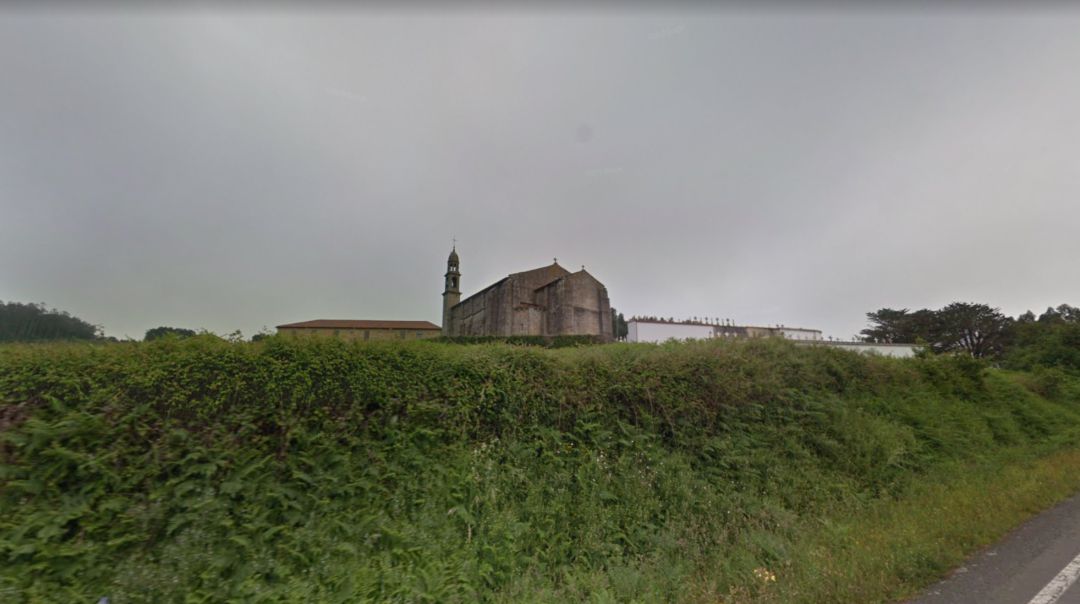Imagen de la parroquia de Moraime, en Muxía, desde la carretera Imagen de la parroquia de Moraime, en Muxía, desde la carretera