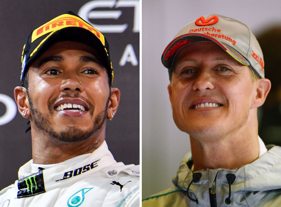 Hamilton y Schumacher Hamilton y Schumacher