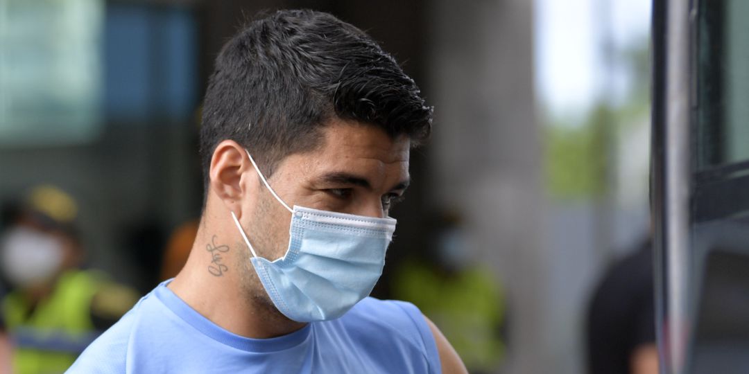 Luis Suárez, durante la concentración con la Selección de Uruguay Luis Suárez, durante la concentración con la Selección de Uruguay
