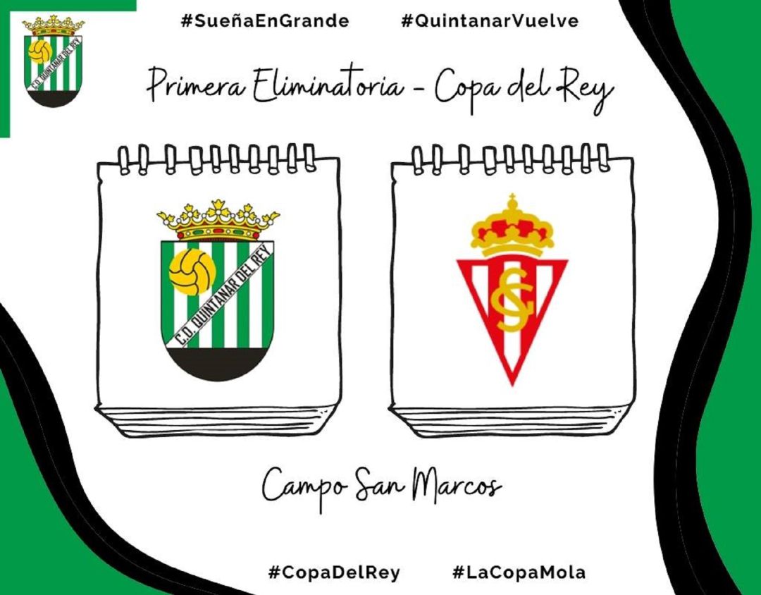 Se enfrentará al Sporting de Gijón en la Copa del Rey Se enfrentará al Sporting de Gijón en la Copa del Rey