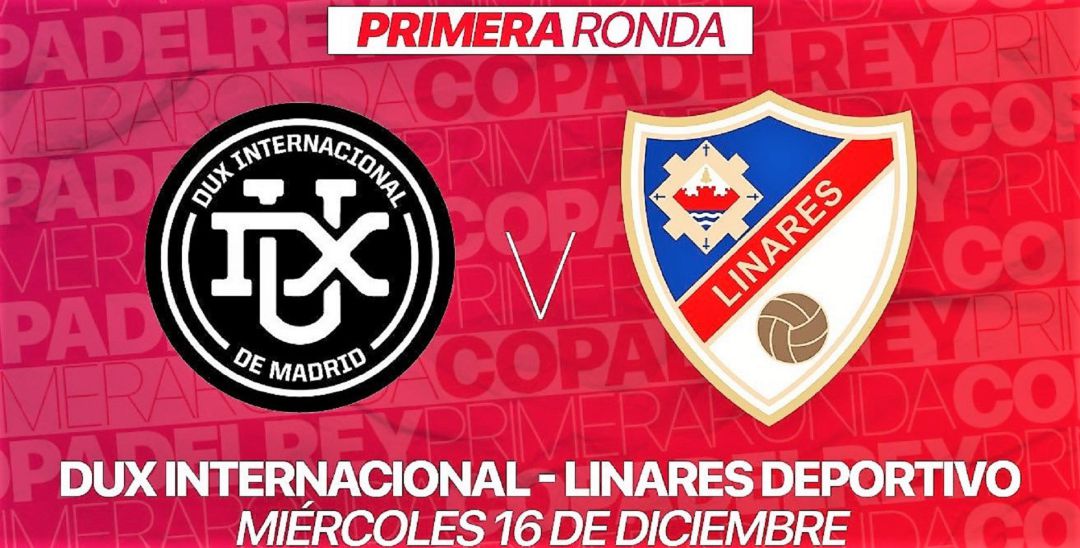 Imagen promocional del club azulillo en la que anuncia el emparejamiento copero Imagen promocional del club azulillo en la que anuncia el emparejamiento copero