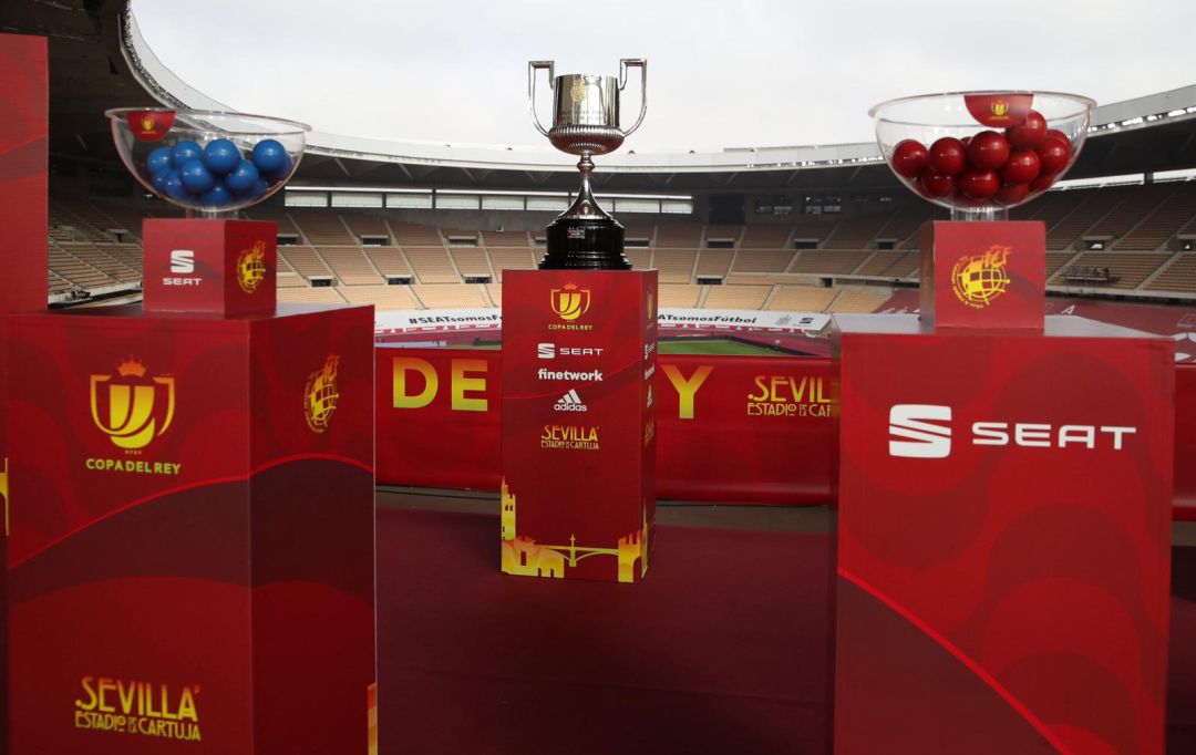 Imagen del sorteo de la Copa del Rey en La Cartuja Imagen del sorteo de la Copa del Rey en La Cartuja