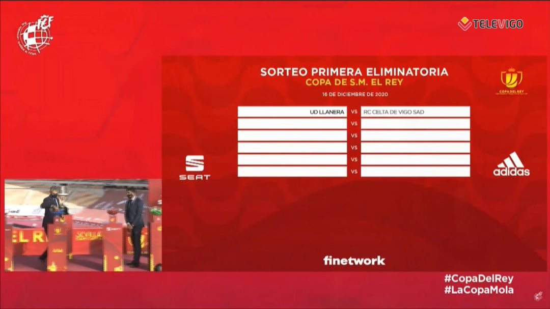 Sorteo de la Copa del Rey celebrado este lunes en el Sánchez Pizjuán Sorteo de la Copa del Rey celebrado este lunes en el Sánchez Pizjuán