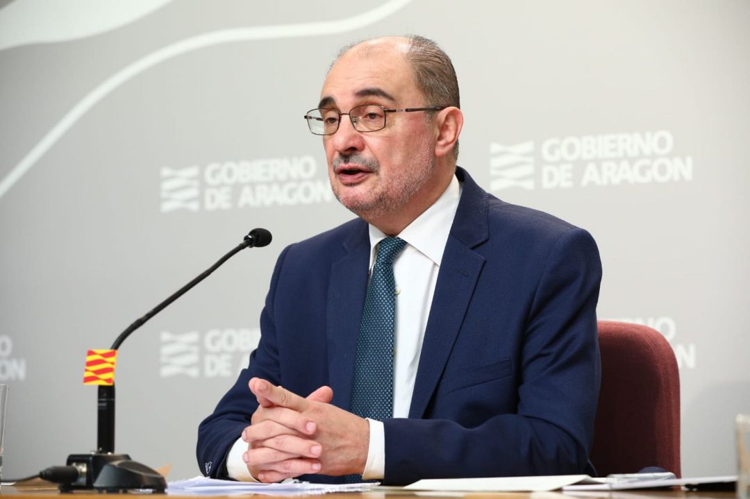 El presidente de Aragón, Javier Lambán El presidente de Aragón, Javier Lambán