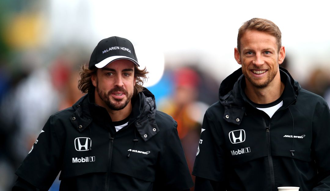 Alonso y Button, en 2015 Alonso y Button, en 2015