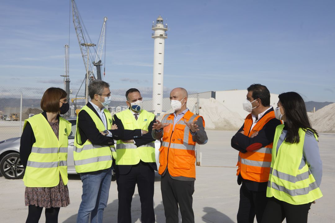 Visita del conseller Arcadi España a PortCastelló Visita del conseller Arcadi España a PortCastelló