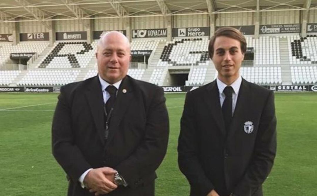 Antonio y Franco Caselli, dirigentes del equipo burgalés Antonio y Franco Caselli, dirigentes del equipo burgalés