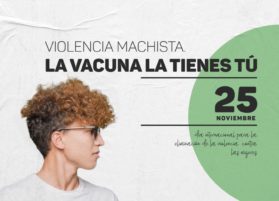 Imagen promocional de la campaña en torno al 25N Imagen promocional de la campaña en torno al 25N
