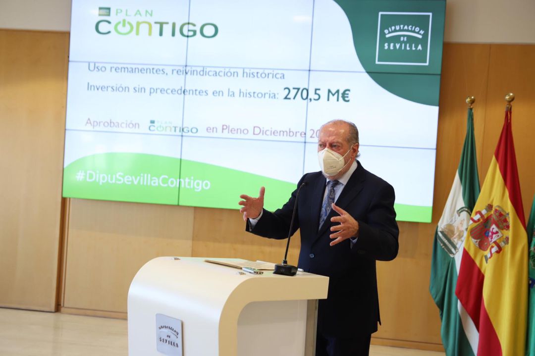 Fernando Rodríguez Villalobos, presidente de la Diputación de Sevilla Fernando Rodríguez Villalobos, presidente de la Diputación de Sevilla