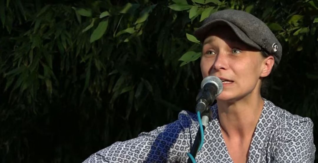 Marta Schröder en una actuación en Casa Maty, en Cuenca, en septiembre de 2016. Marta Schröder en una actuación en Casa Maty, en Cuenca, en septiembre de 2016.