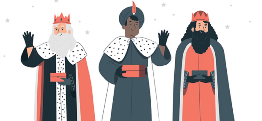 Cartel con los Reyes Magos Cartel con los Reyes Magos
