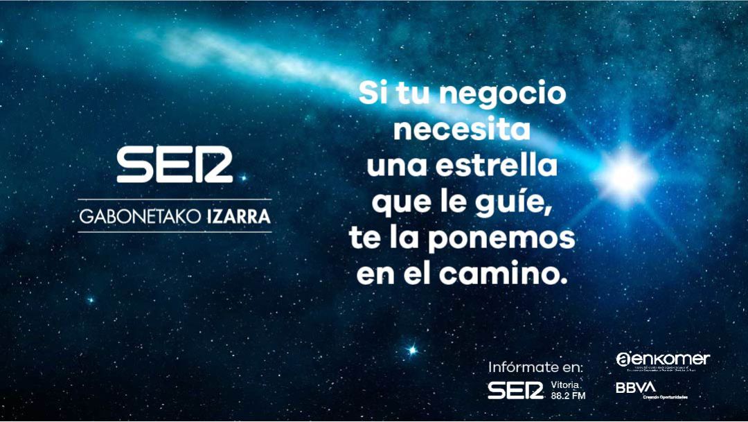 Gabonetako Izarra es una campaña de la SER Vitoria, con el apoyo de Aenkomer y BBVA Gabonetako Izarra es una campaña de la SER Vitoria, con el apoyo de Aenkomer y BBVA
