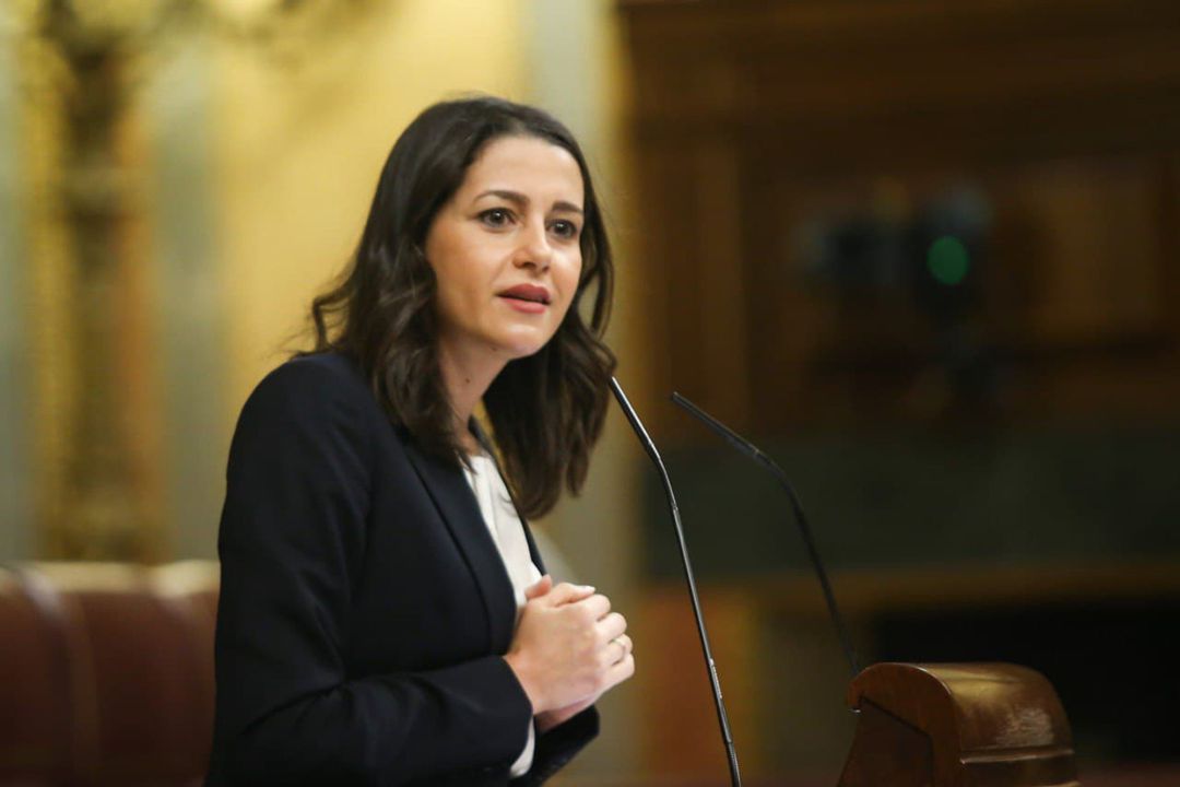 La líder de Cs, Inés Arrimadas La líder de Cs, Inés Arrimadas