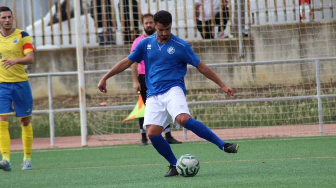Alvarado durante un partido en La Granja Alvarado durante un partido en La Granja