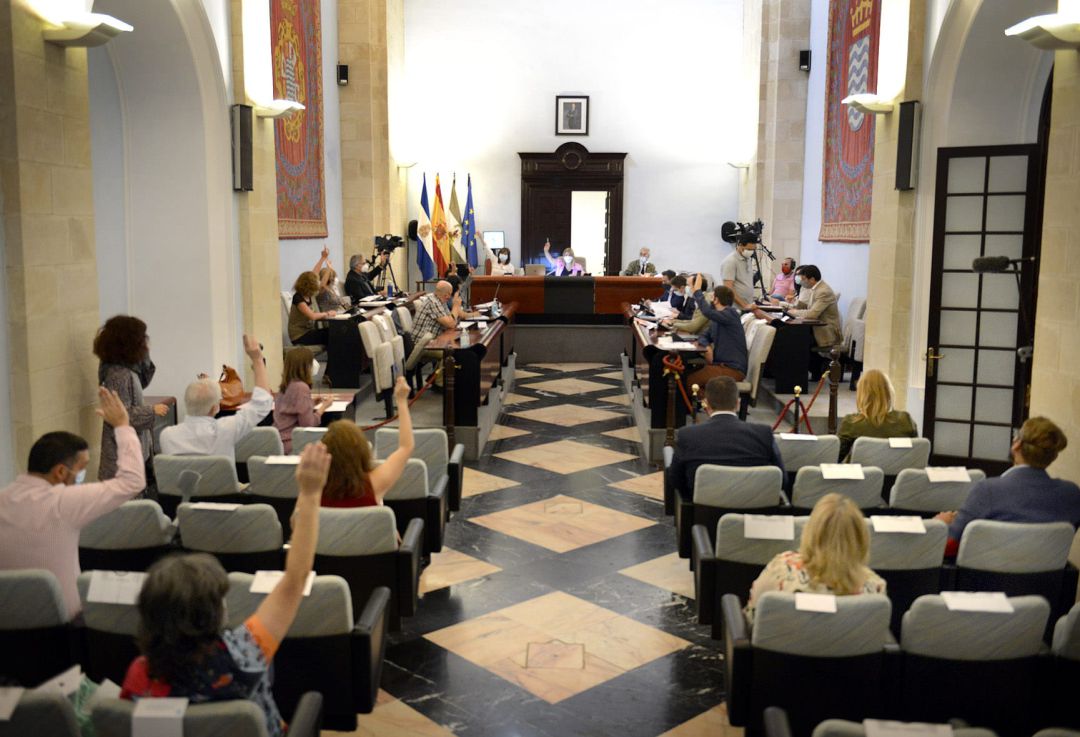 Uno de los plenos del Ayuntamiento de Jerez Uno de los plenos del Ayuntamiento de Jerez