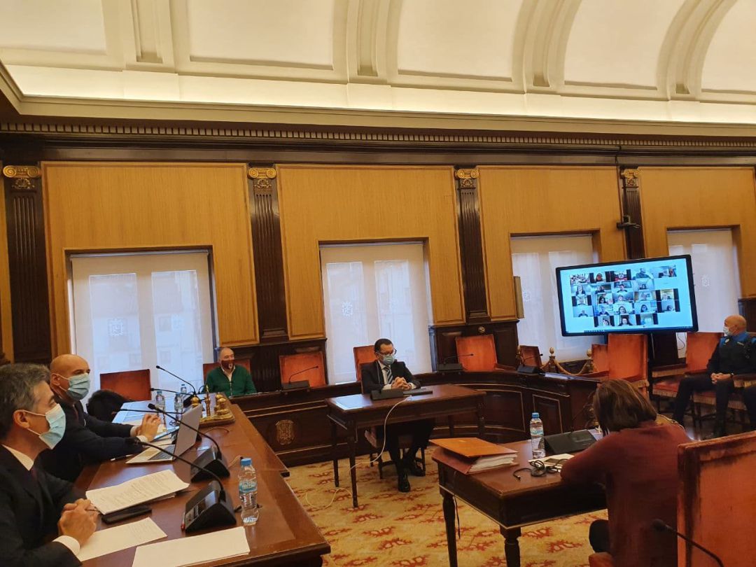 El pleno se ha celebrado de manera telemática El pleno se ha celebrado de manera telemática