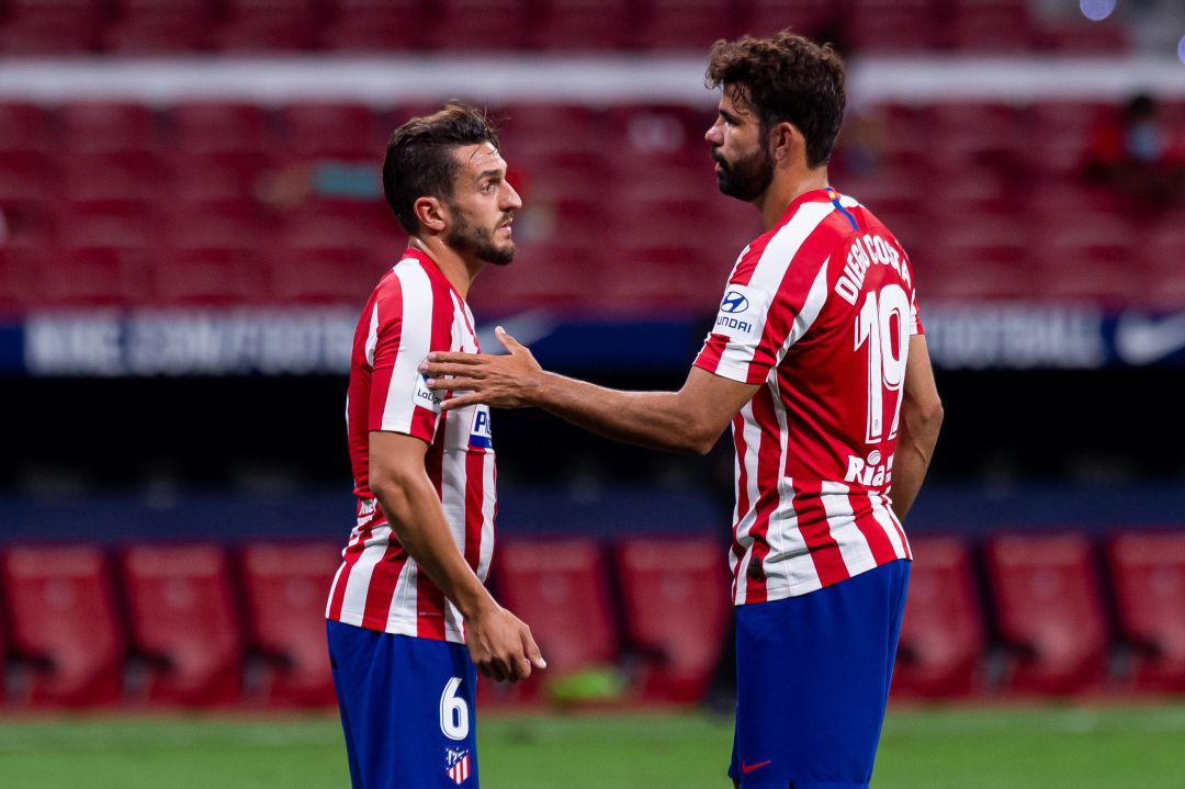 Koke Resurrección y Diego Costa con el Atlético de Madrid Koke Resurrección y Diego Costa con el Atlético de Madrid